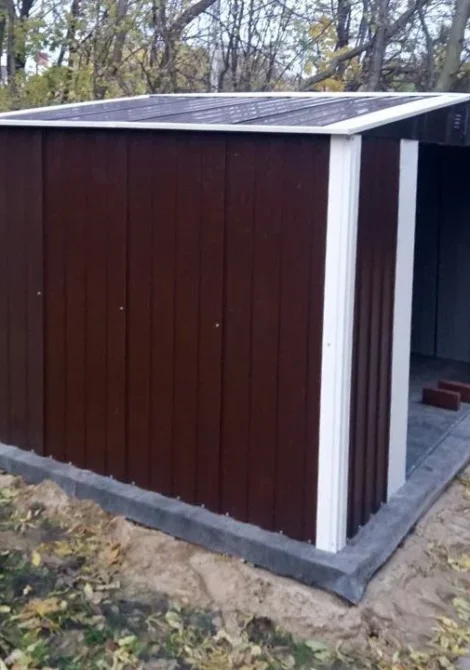 Металлический сарай Barnas 3×4м