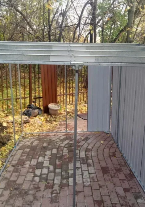 Металлический сарай Barnas 3×4м
