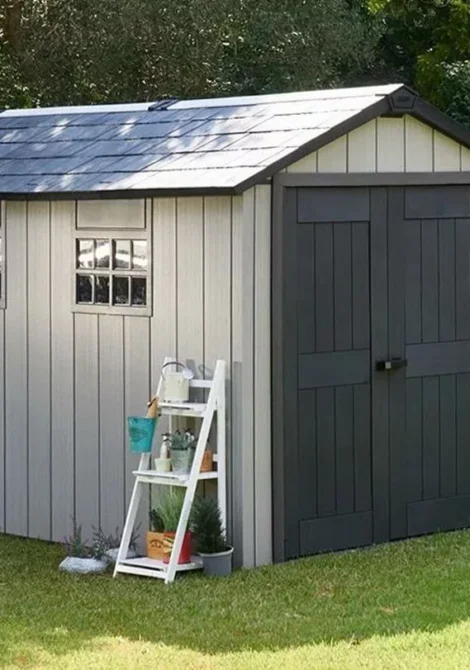 Хозблок из ДПК Fusion 757 серый