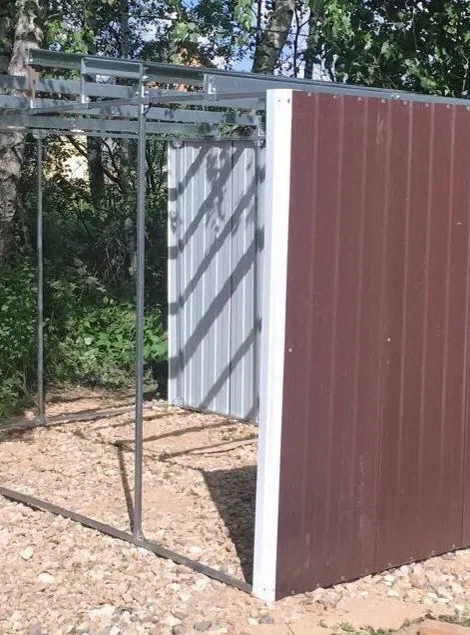 Металлический сарай Barnas 3×4м