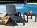 Стопируемый шезлонг Miami