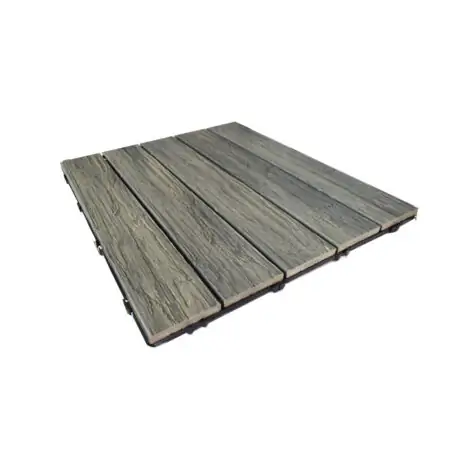 Садовый паркет Woodwex Серый 50х50 см