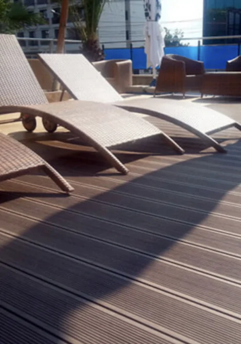 Террасная доска из ДПК CM-Decking серии NATUR 135х25х3000 мм Рябина