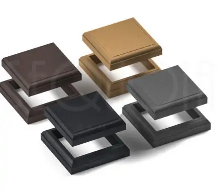 Комплект крышкаюбка для столба SEQUOIA® BROWN