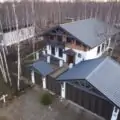 Металлочерепица Grandline Kvinta plus 3D резом 0,45 Drap ST RAL 7024 мокрый асфальт