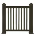 Столб ДПК Terrapol Практик 100х100х3000