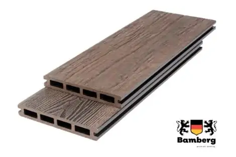 Террасная доска Bamberg Square Natural 3D 147х21х3000 Бразильский орех