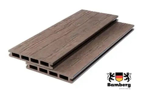 Террасная доска Bamberg Square Natural 3D 147х21х3000 Бразильский орех